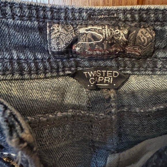 Silver Twisted Capri Size 29 - Picture 2 of 7